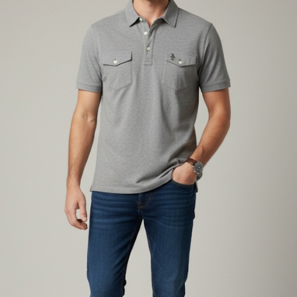 Original‎ Penguin Gray Polo Shirt